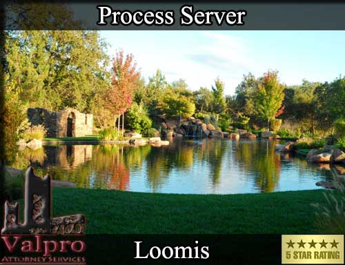 Registered Process Server Loomis California