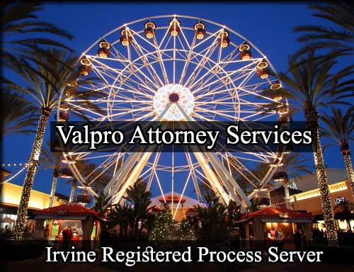 Registered Process Server in Irvine California