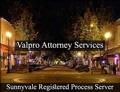 Registered Process Server in Sunnyvale California