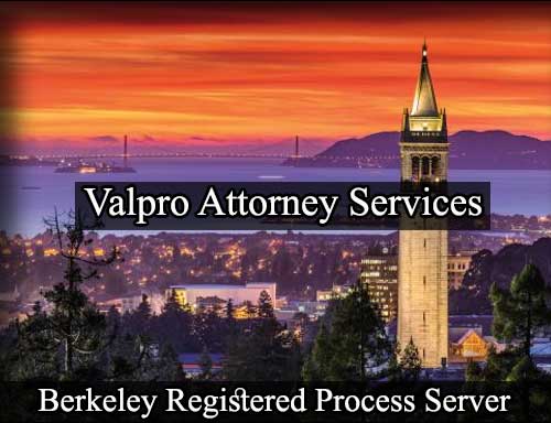Registered Process Server in Berkeley California