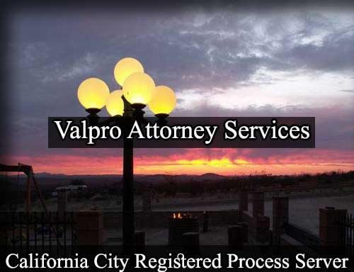 Registered Process Server California City