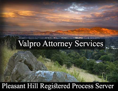 Registered Process Server Pleasant Hill California