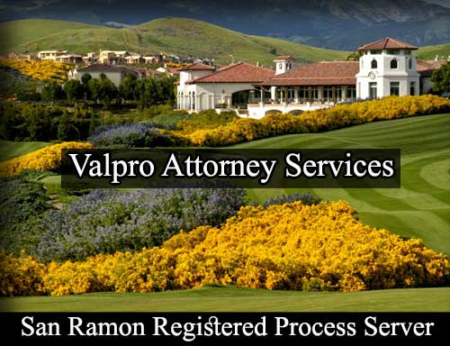 Registered Process Server San Ramon California