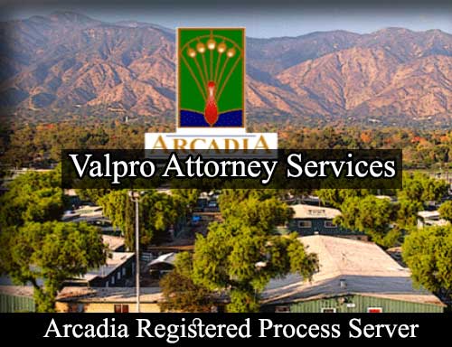 Registered Process Server Arcadia California