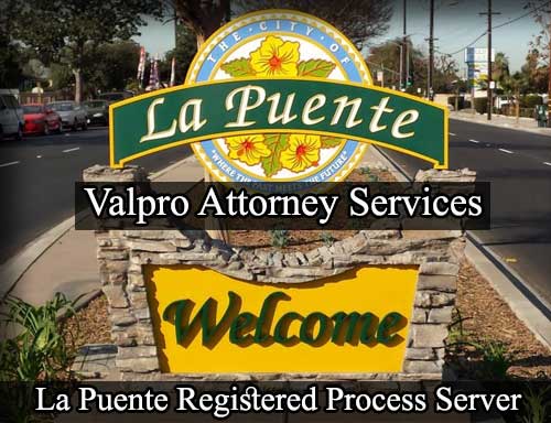 Registered Process Server La Puente California