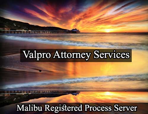 Registered Process Server Malibu California