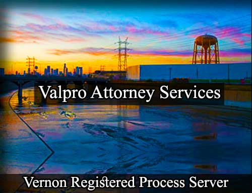 Registered Process Server Vernon California