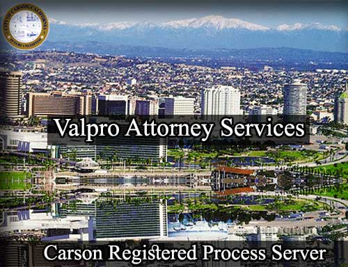 Registered Process Server Carson California