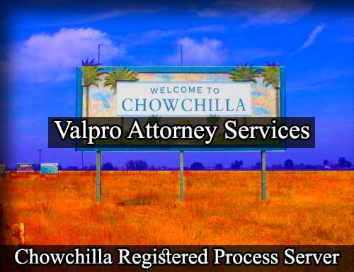 Registered Process Server Chowchilla California