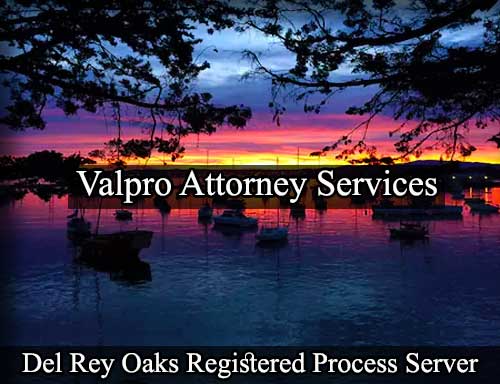 Registered Process Server Del Rey Oaks