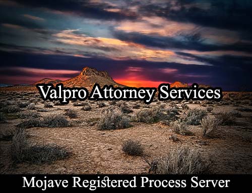 Mojave California Registered Process Server