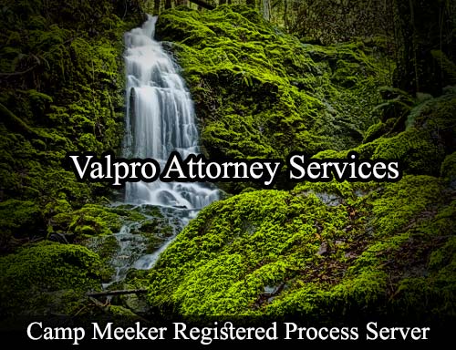 Registered Process Server Camp Meeker California
