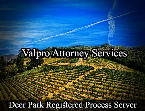 Registered Process Server Deer Park California