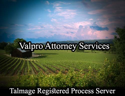Registered Process Server Talmage California