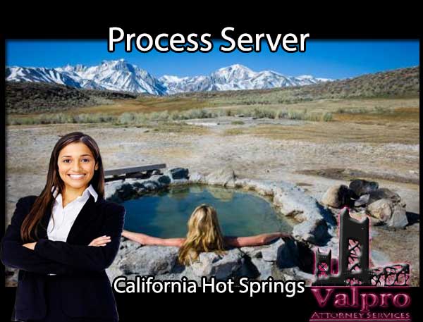 Process Server California Hot Springs