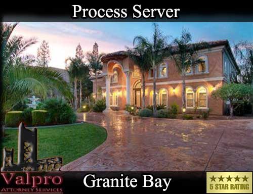 Registered Process Server Granite Bay California