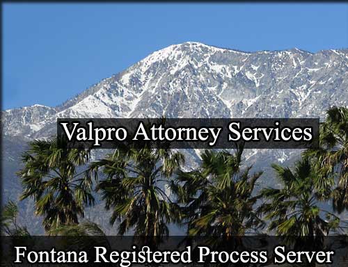 Registered Process Server in Fontana California