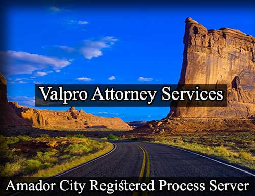 Registered Process Server in Amador City California