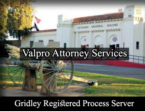 Registered Process Server in Gridley California
