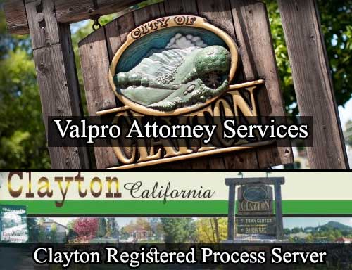 Registered Process Server Clayton California