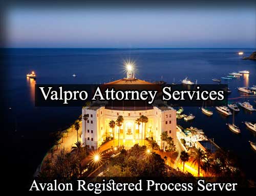 Registered Process Server Avalon California