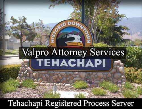 Registered Process Server Tehachapi California