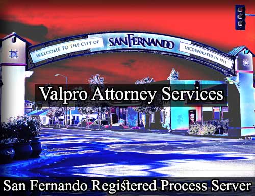 Registered Process Server San Fernando California