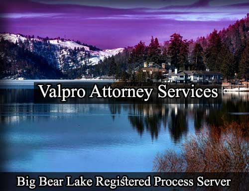 Registered Process Server Big Bear Lake California
