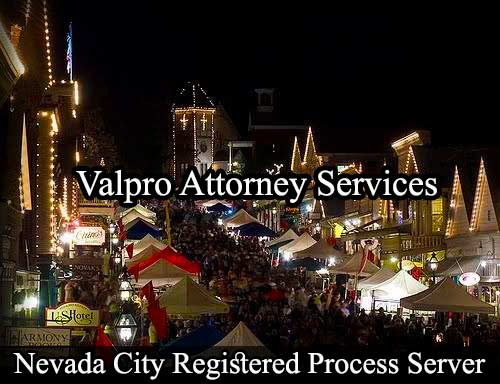 Registered Process Server Nevada City California