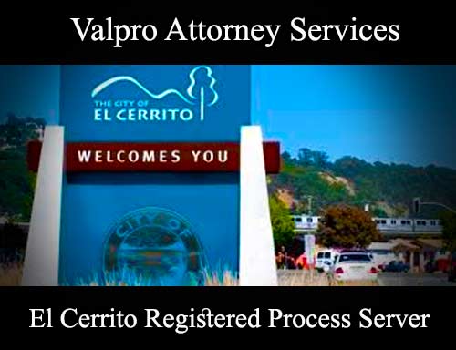 El Cerrito Registered Process Server