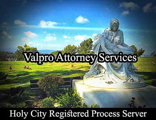 Holy City California Registered Process Server