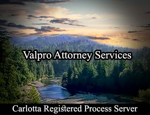 Registered Process Server Carlotta California