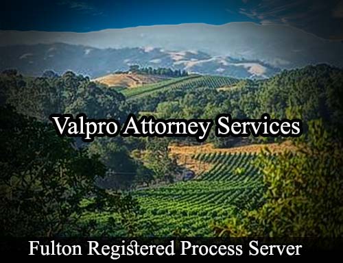 Registered Process Server Fulton California