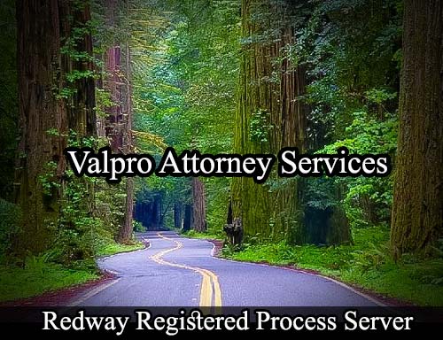 Registered Process Server Redway California