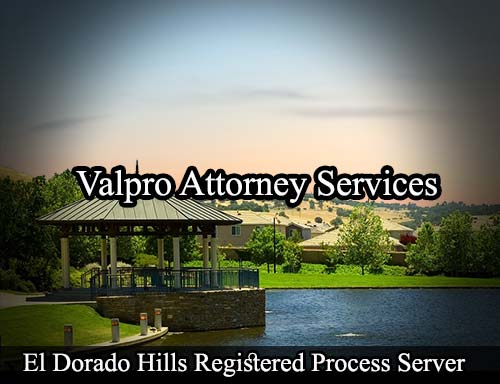 Registered Process Server El Dorado Hills California